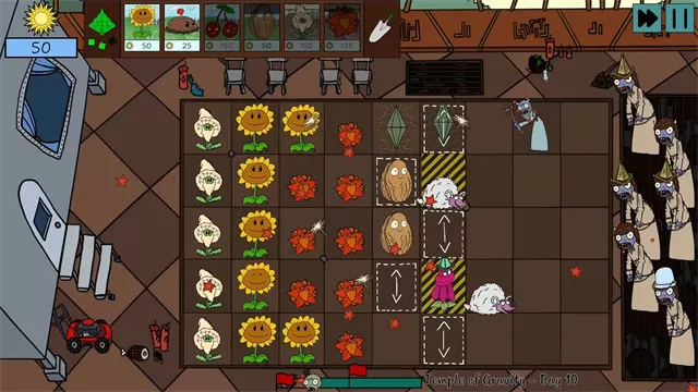 植物大战太空僵尸(太空塔防游戏) 植物大战太空僵尸(太空塔防游戏)