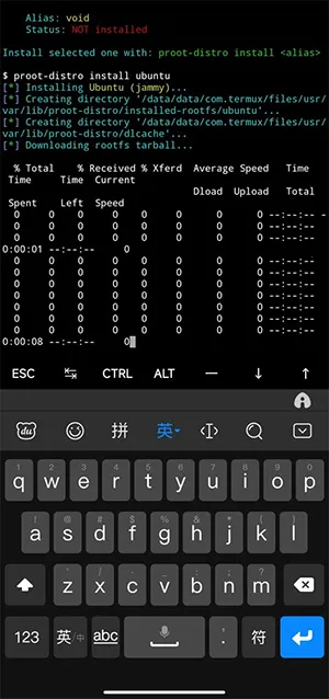 Termux�ڿ͹��߰�